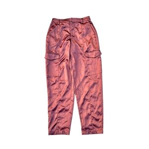 House of Harlow 1960 Satin Cargo Pants